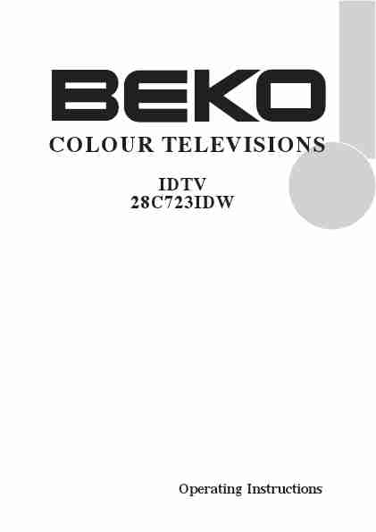 Beko Flat Panel Television Colour Televisions-page_pdf